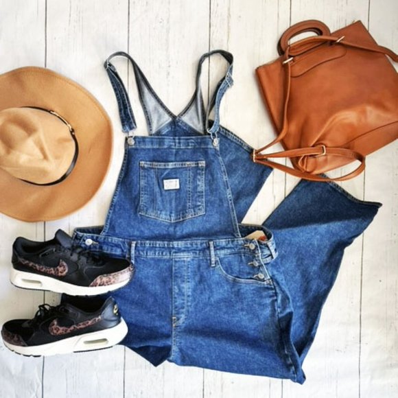 Women's Levi's Plus Size Denim Overalls - Size 18W - Picture 16 of 16